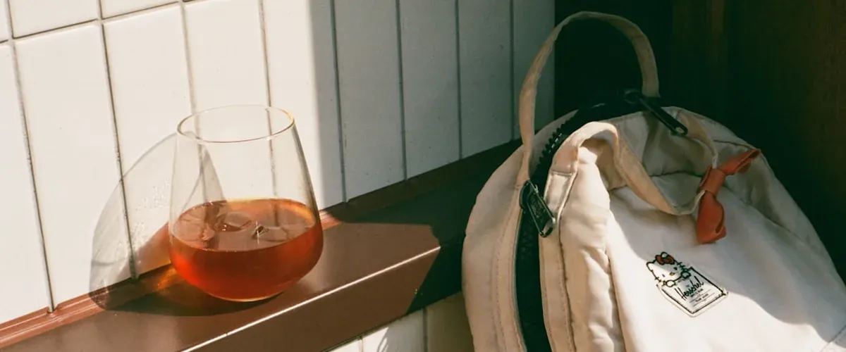 Small 40L travel backpack packed light — the ideal setup for a Japan budget trip