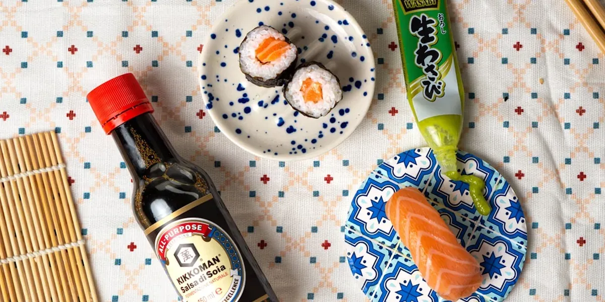 A Japanese meal table with multiple small dishes, illustrating a typical vegan-friendly Japanese meal